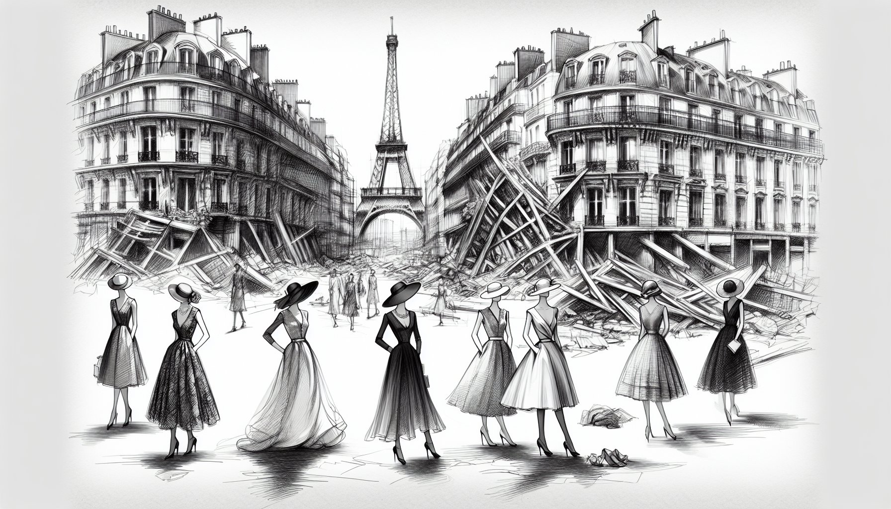 廃墟から生まれた華麗なる革命 - 第二次世界大戦後のパリ