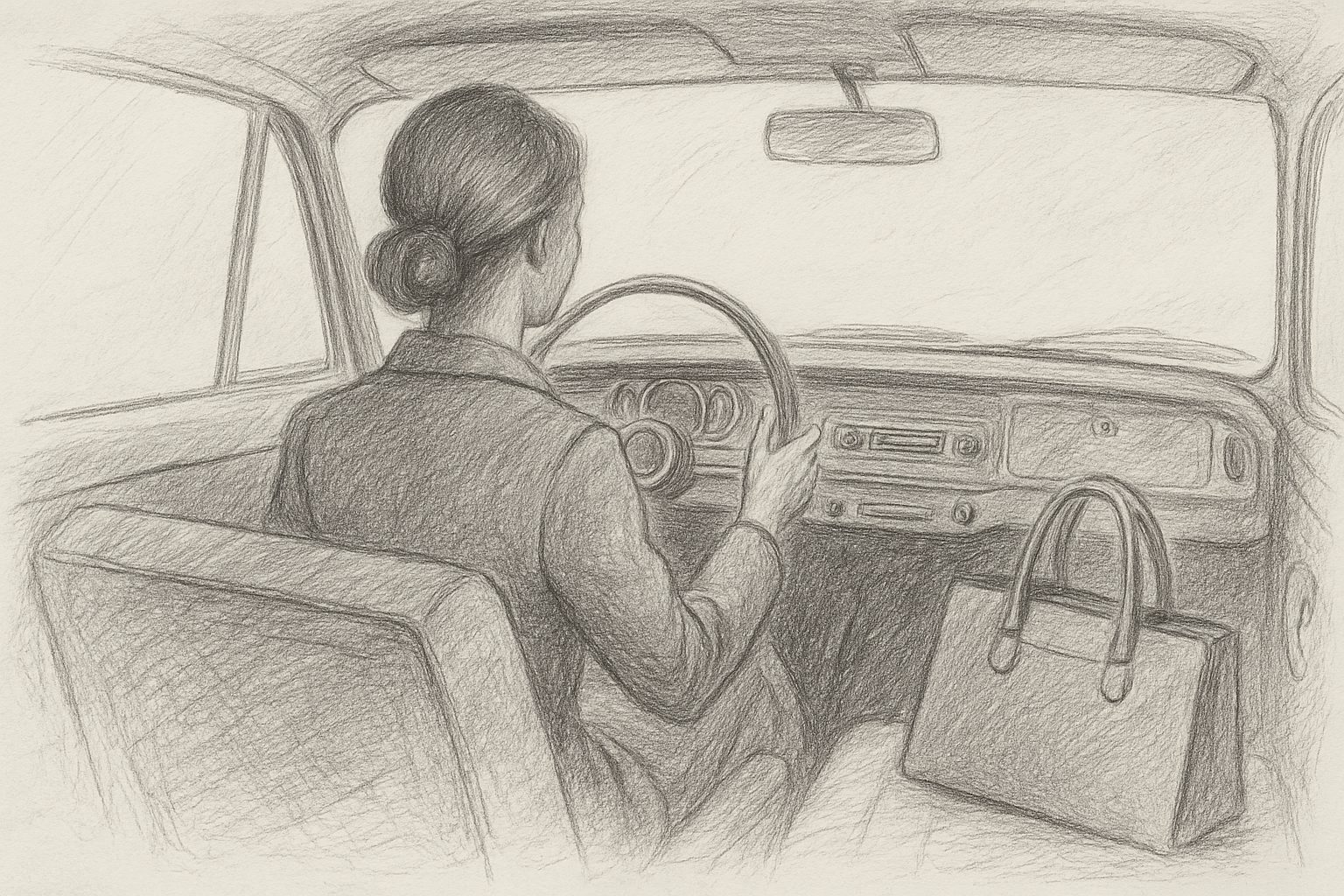 女性が見られる客体ではなく、自ら移動する主体として服を選ぶという問いを象徴する