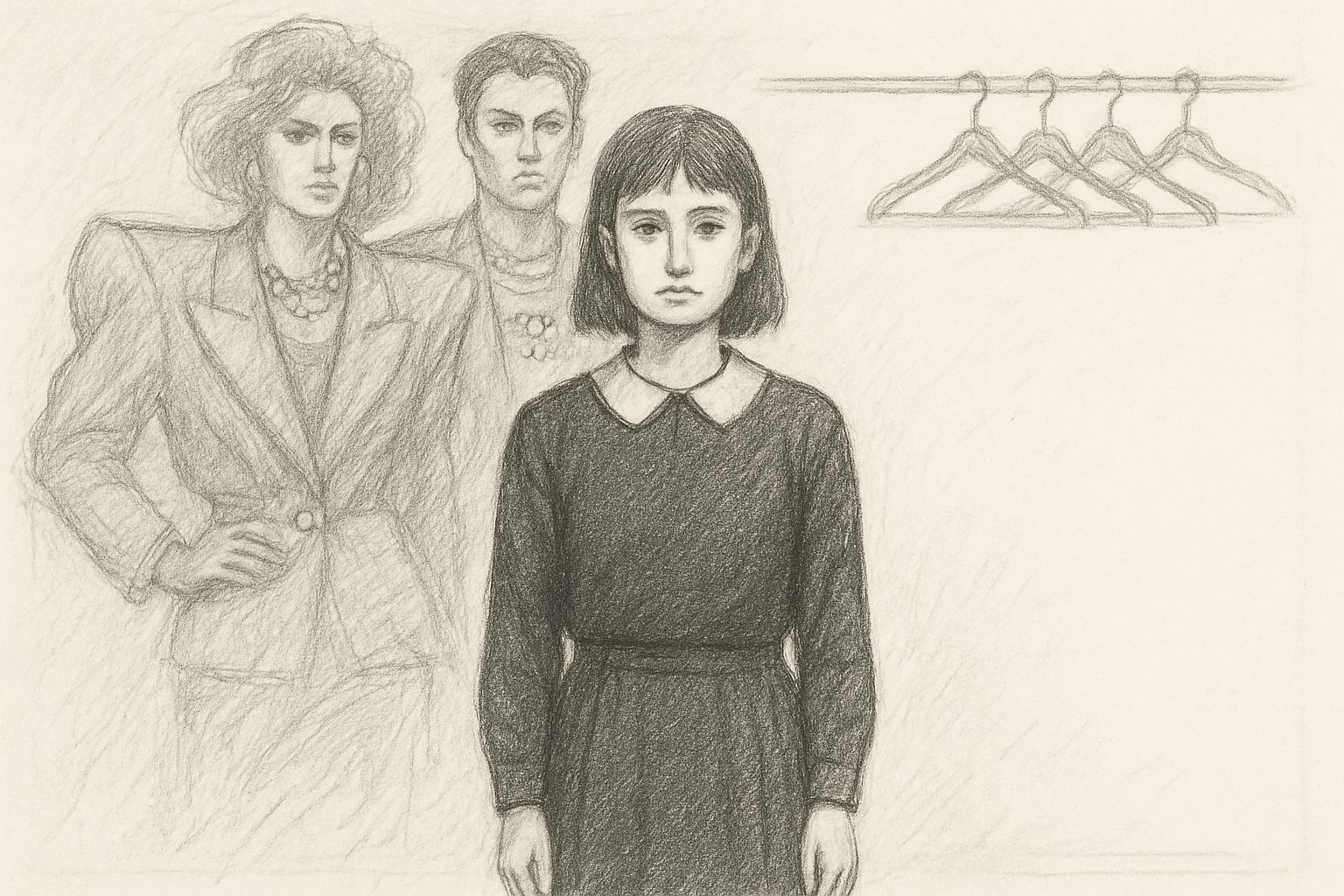 80年代マキシマリズムの只中で、あえて地味を選び『見られる女』から『見る主体としての女』へ反旗を翻した対立を理解させる