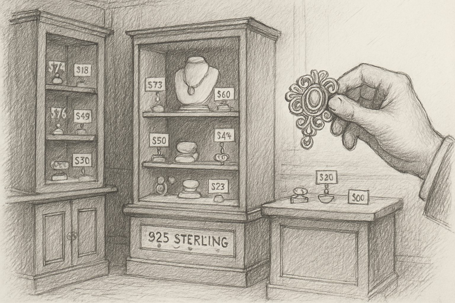 1837年創業の文房具・装身具の店が、値札・現金主義・925銀基準という規格と透明性の背骨を築き、その合理の企業に1956年、規格に馴染まぬ装飾的作家シュランバージェが迎えられた歴史的異物性を理解させる。