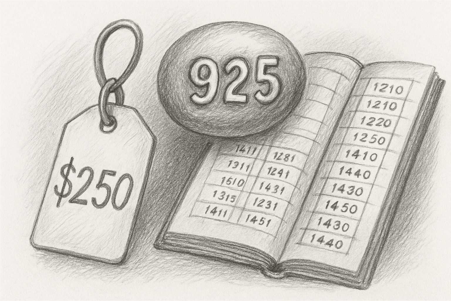 値札・現金主義・925の純度基準といった『感覚を数字に置き換える』態度こそがこのメゾンのDNAであると理解させる