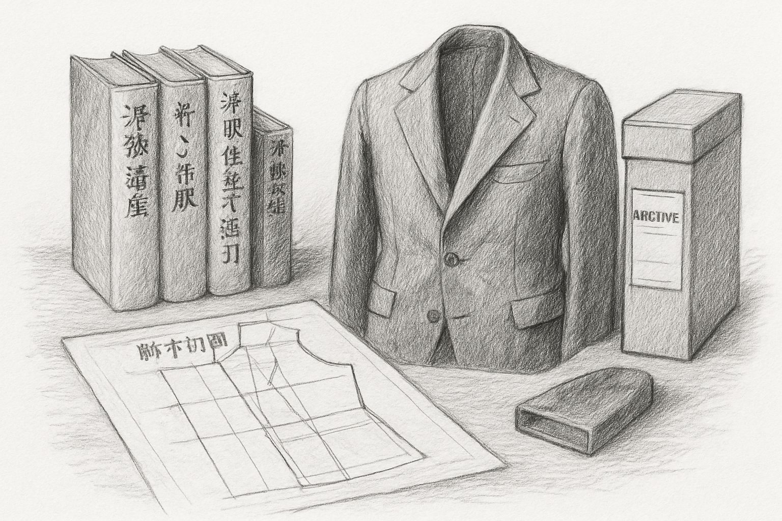 大阪『紳士服 松崎』の胸寸式裁断理論と、欧米以外で唯一海外誌・米国議会図書館に残された日本の仕立て史の実在を理解させる