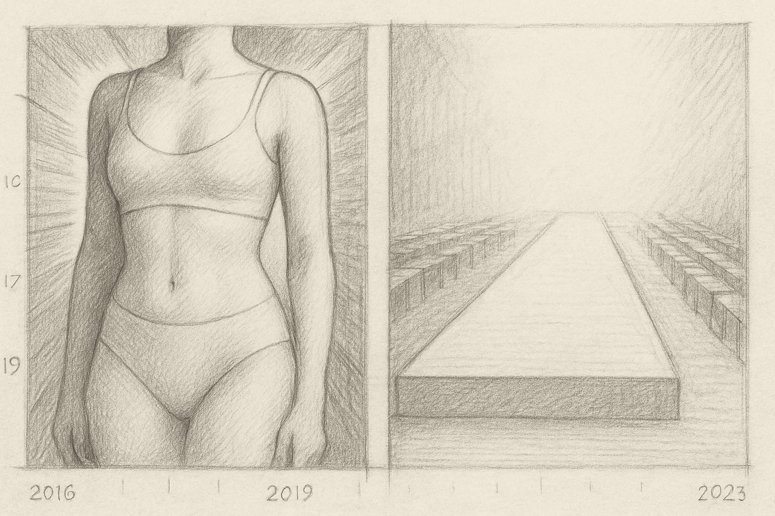 Calvin Kleinの歴史が、服の意匠ではなく『身体を見せる広告』と『沈黙したランウェイ』という落差の上に成り立っていることを理解させる