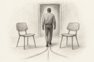 男女二つの創造の軸が同時に空き、それを一人が統合して引き継いだという体制転換を理解させる