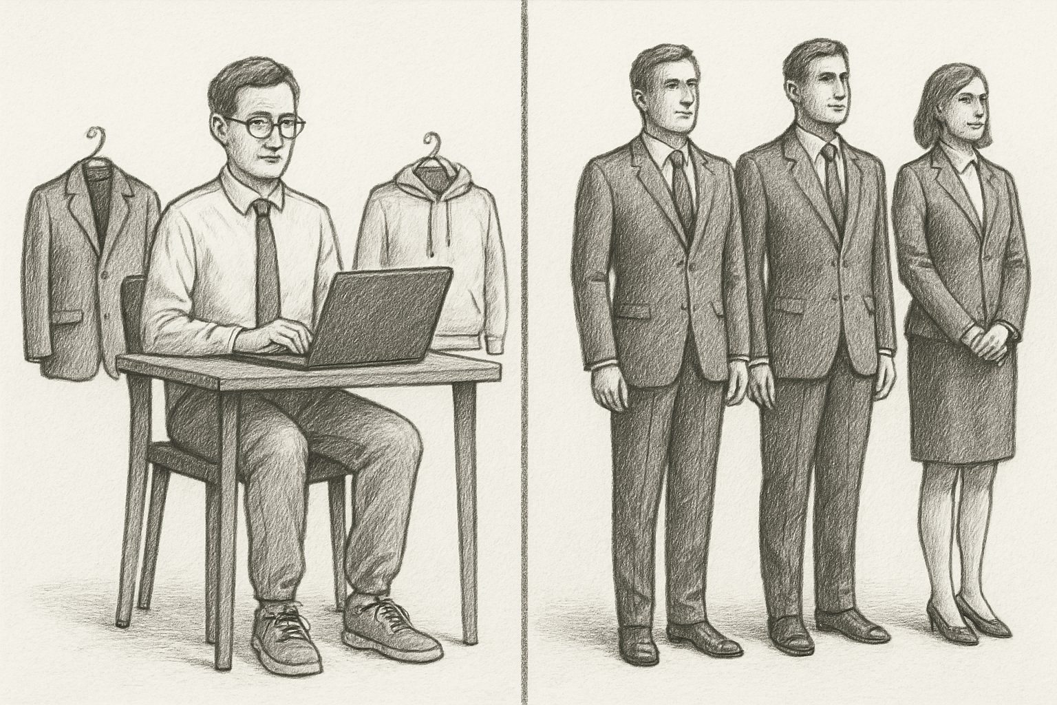 パンデミックで揺らいだ服装常識と、緩む国・締める国が同時に併存する対立を理解させる