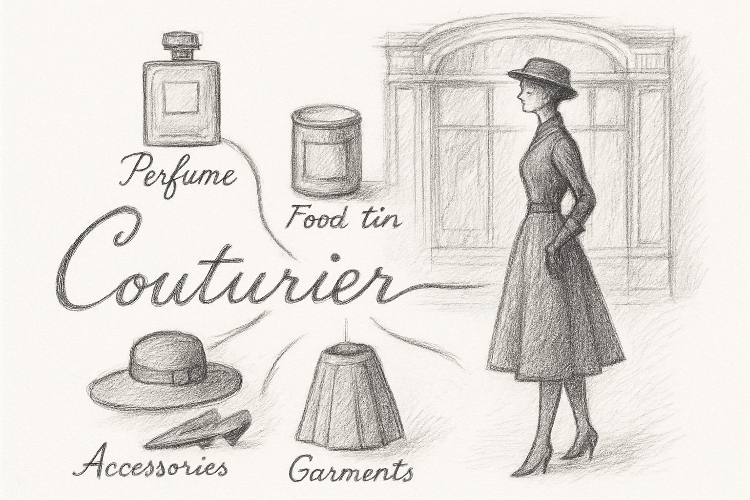 Pierre Cardinが服を越えて香水・食品まで自分の名を貸し、ファッションブランディングの父と呼ばれた起源を理解させる