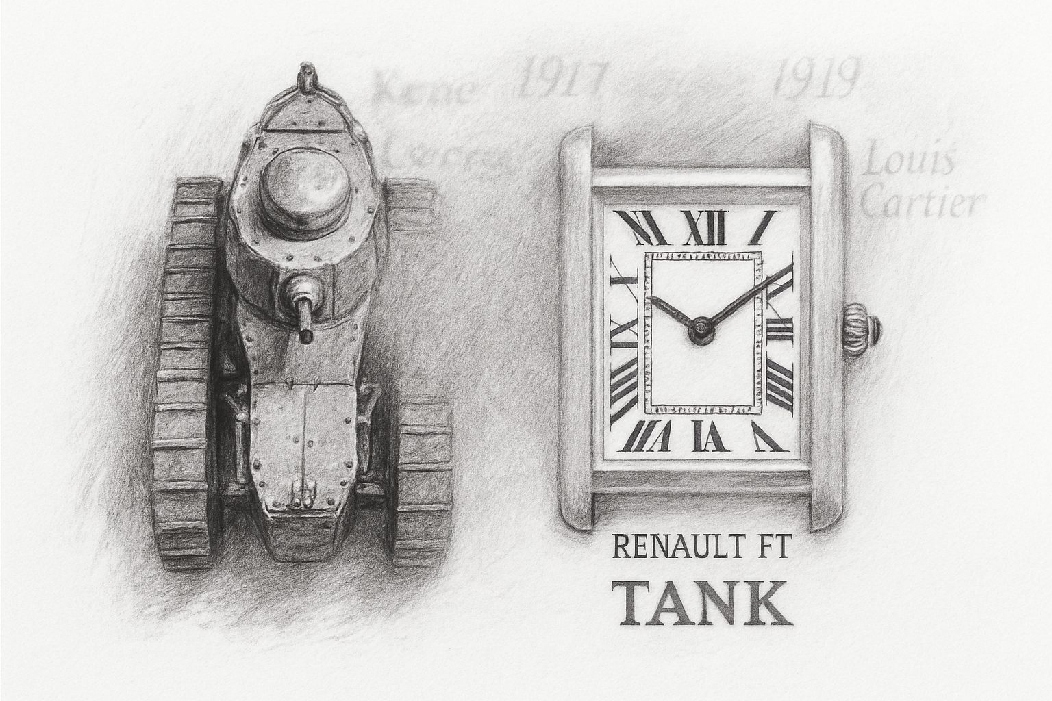 戦車の空撮からTankを着想した逸話の魅力と、神話が協業者の仕事を一人の名に吸い込む機能、基本事実の揺れを理解させる