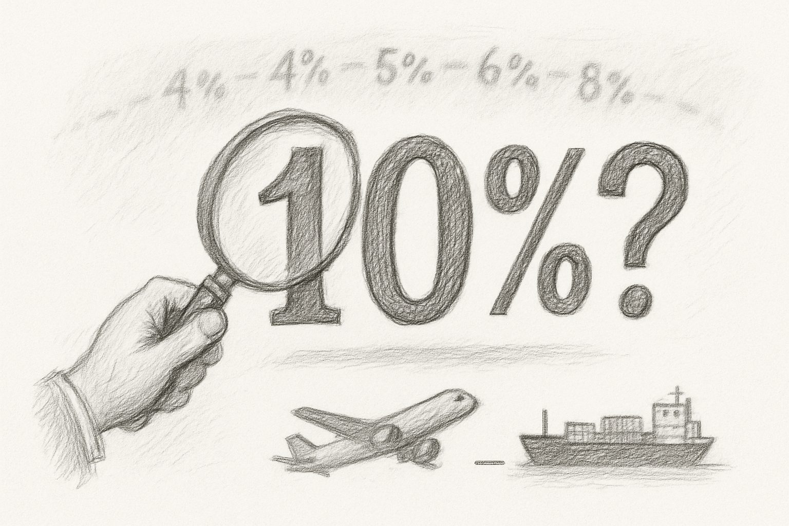 よく引用される『約10%』が確定した事実ではなく、定義と算出で揺れる推計であることを理解させる